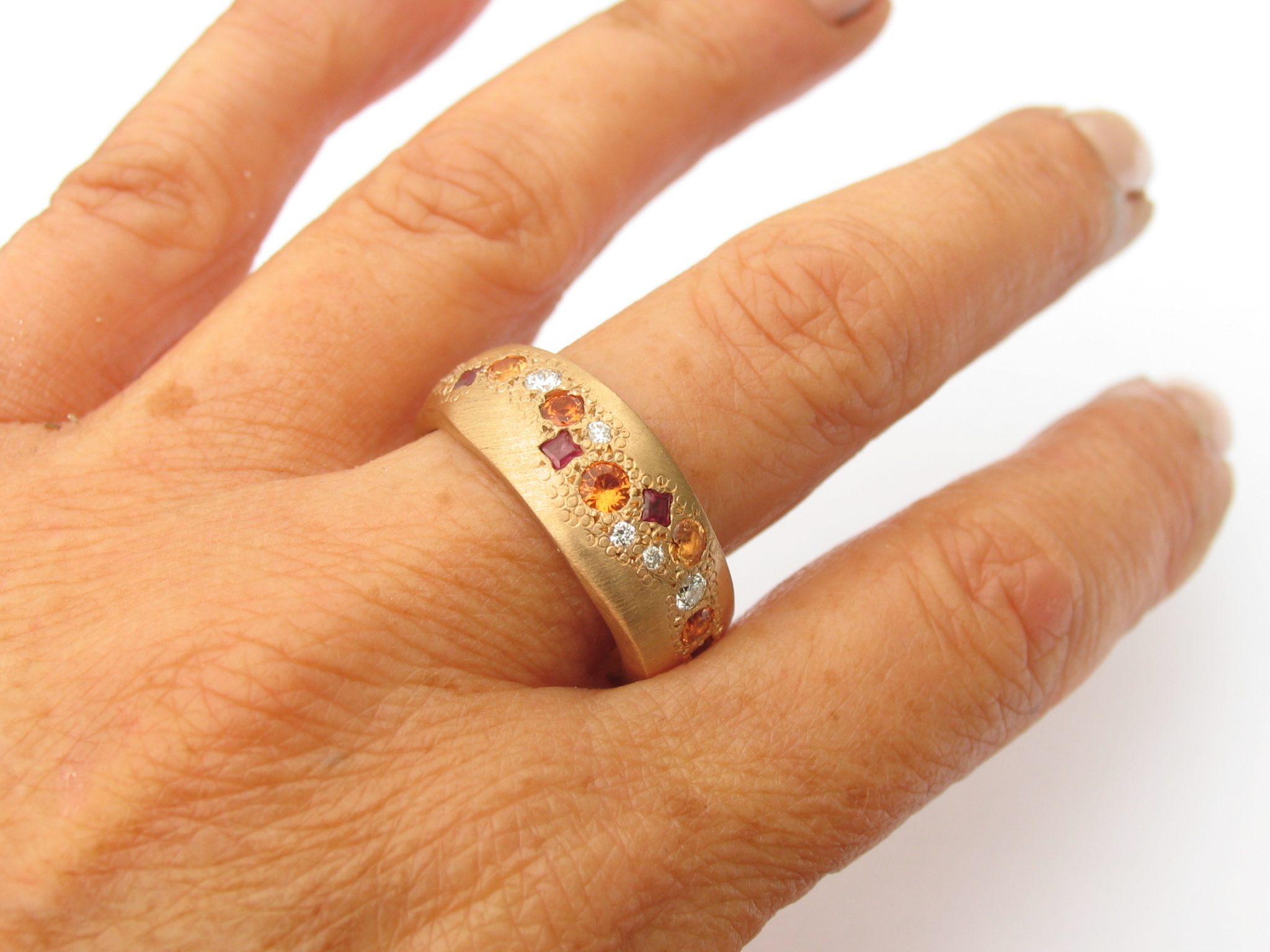 Carnivale ring no :2 - Debra Fallowfield makes custom jewellery to fall